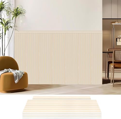 Art3d Beadboard Wainscoting Wall Panel Kit, 37.8 x 9.84 Inch by Art3d