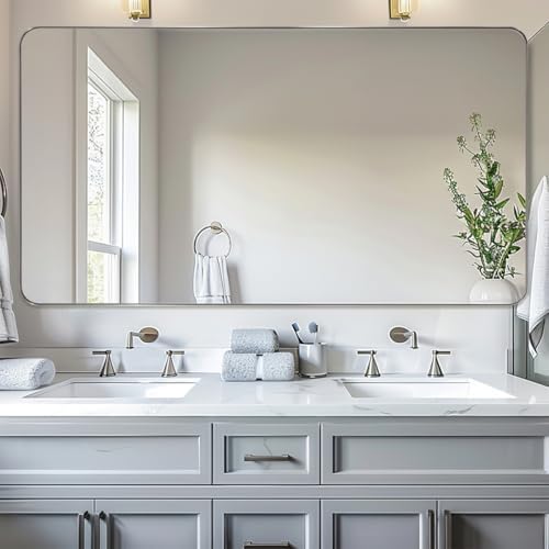 ANDY STAR Brushed Nickel Mirrors - Image 2