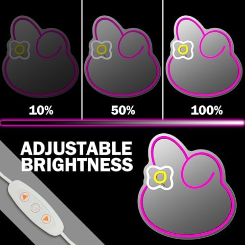 Anime Melody Mirror Neon Sign Dimmable Led Neon Mirror Sign - Image 4