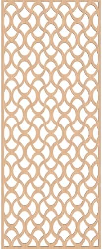Resort Decorative Pierced Fretwork Wood Wall Panels, 17 3/8"W x 44 3/8"H x 3/8"T - Image 2
