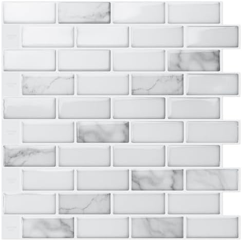 Art3d 10-Pack Peel and Stick Stone Backsplash Tile by Art3d
