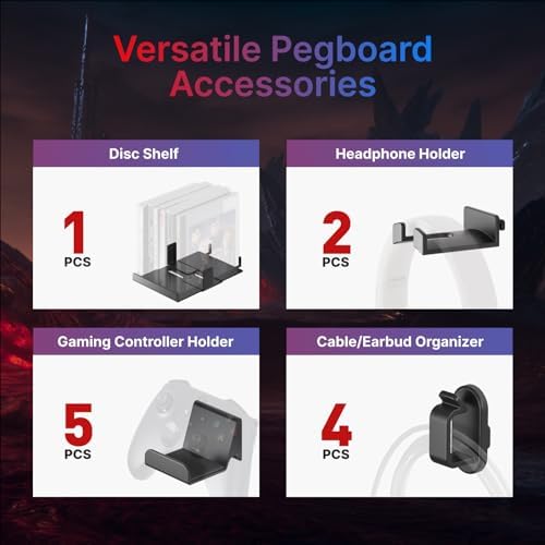 PEGZONE Controller and Headphone Holder Wall Mount - Image 4