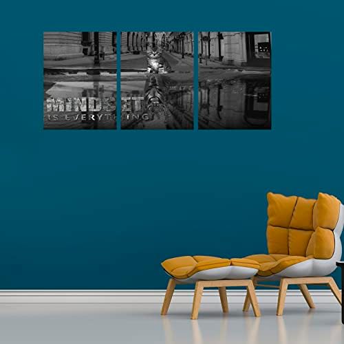 3 Panels Motivational Canvas Wall Art Inspirational Wall Art Entrepreneur - Image 7