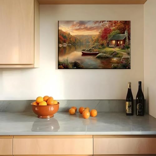 Serene Landscape Canvas Wall Art - Image 7