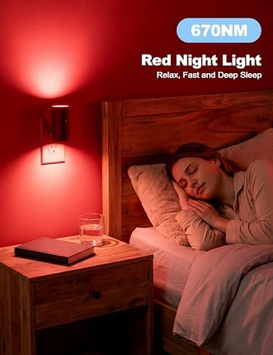 VOLISUN Red Night Light Plug into Wall, LED Night Lights - Image 4