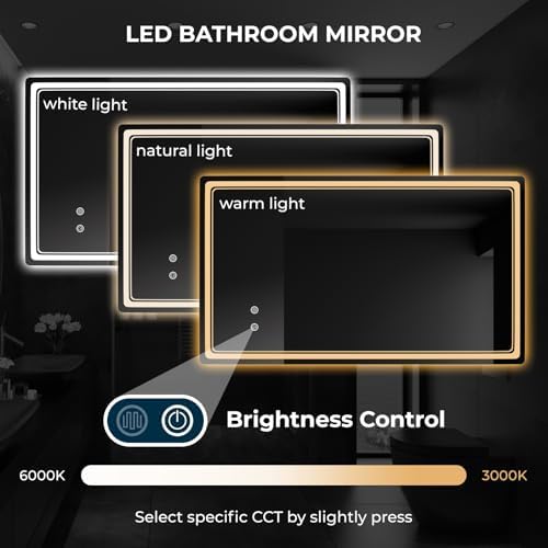 WallBeyond LED Bathroom Mirror - Image 3