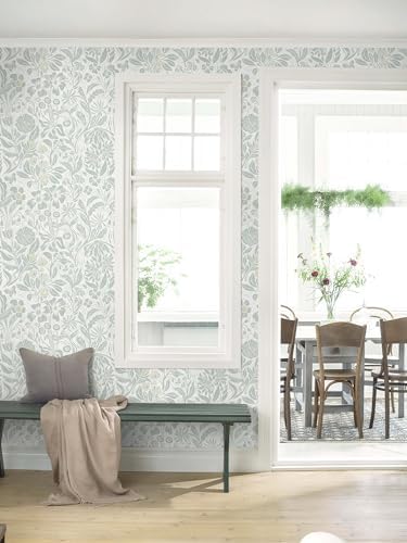 Heroad Floral Contact Paper Green Peel and Stick Wallpaper Botanical Self - Image 4