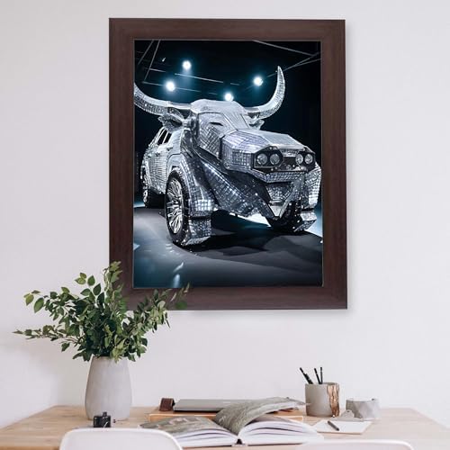 InkFlow Posters Diamond Car Canvas Poster - Image 4