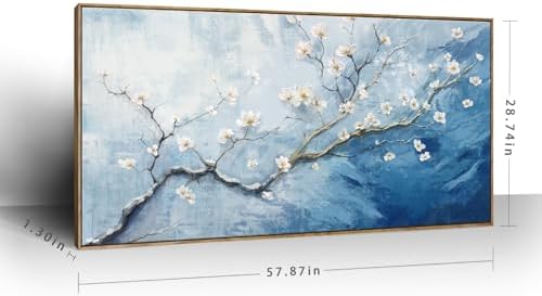 Extra Large Framed Floral Wall Art - Image 5