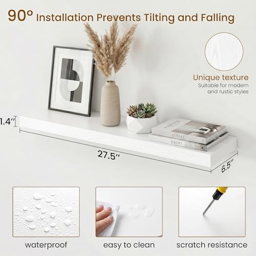 Dreamland Floating Shelves for Wall, 27.5 Inch Long Shelves, Wall Decor for - Image 3