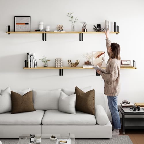 Floating Shelves, 24 In Bookshelves - Image 2