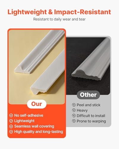 VEVOR Wall Molding 3 Pack, Wainscoting Panels Kit - Image 5