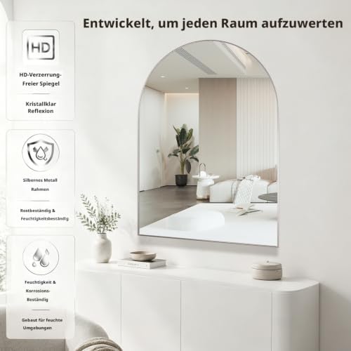 Arched Wall Mirror for Bathroom, Living Room - Image 3