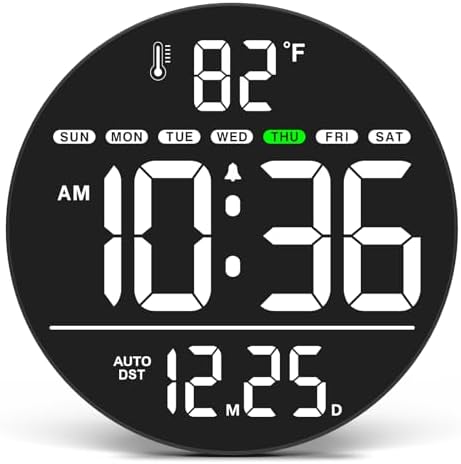 WallarGe Electric Large Digital Wall Clock by WallarGe