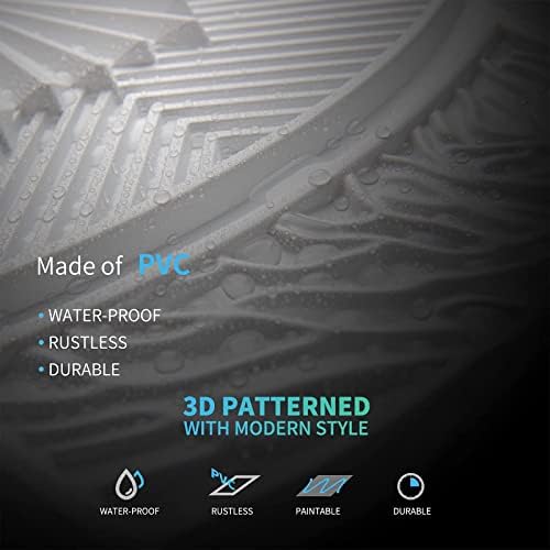 Art3d 12-Pack Waterproof 3D Drop Ceiling Tiles, 24 x 24 in - Image 6