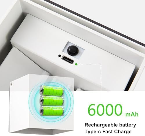 2 Pack Motion Sensor Wall Sconces, 12W 6000mAh Rechargeable Indoor LED Wall - Image 5
