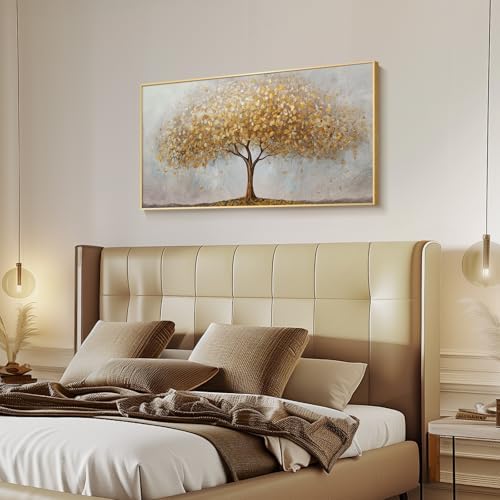 Large Framed Gold Tree of Life Wall Art - Image 3