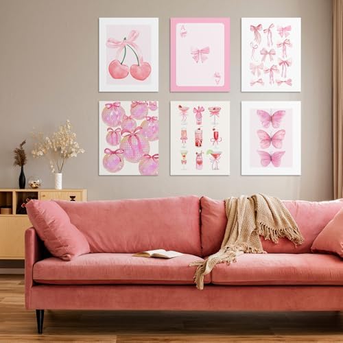 Habseligkeit Pink Danish Pastel Wall Art Prints, Woman Fashion Wall Art Posters - Image 5