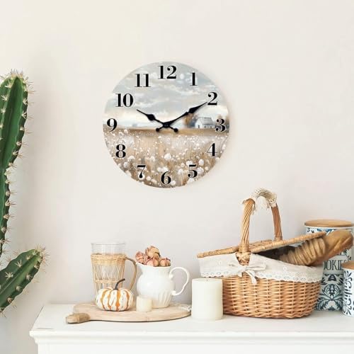 Large Farmhouse Wall Clock for Living Room Decor 24 Inch - Image 6