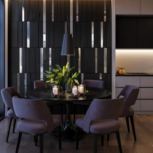 Geelin 4 Pack 3D Wall Panels Peel and Stick Fluted - Image 6