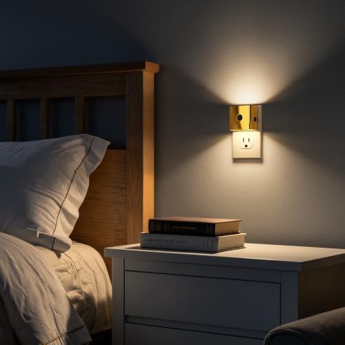 DORESshop LED Plug in Night Light, Motion Sensor Dusk to Dawn Night Light - Image 7