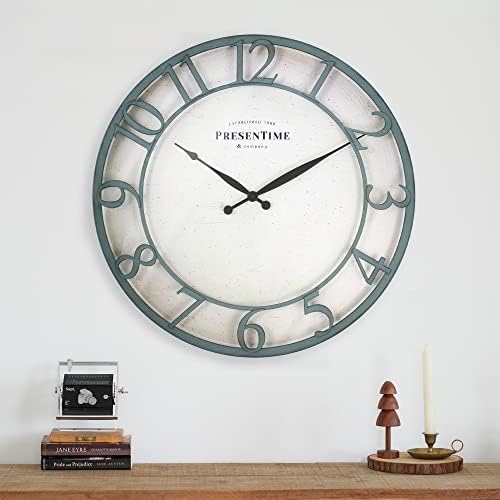 Presentime 21" Farmhouse Series Wall Clock - Image 4