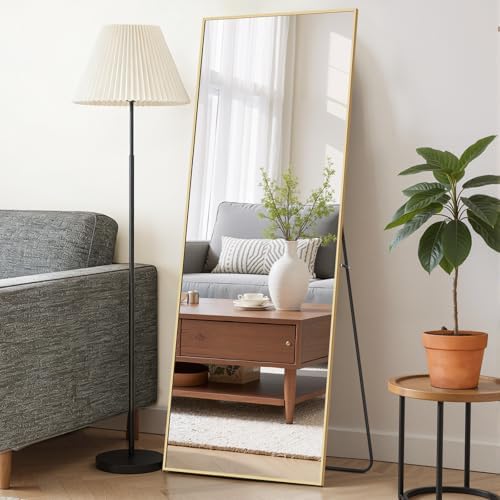Mirror Full Length 59"x16", Rectangle Full Body Floor Mirrors by SageNest