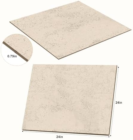 3D Wall Panels-8PCS 23.62 x23.62 Inch Light Faux Stone Wall Panels - Image 4
