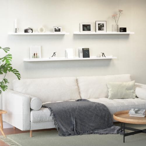 Boswillon Floating Shelves Set of 2, Long Wall Shelf - Image 2