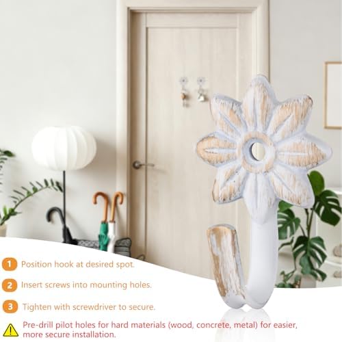 MOROBOR Flower Decorative Wall Hooks - Image 5