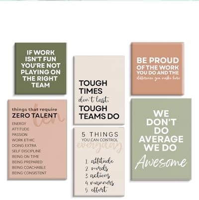 Framed Motivational Office Wall Decor by EUDOSI