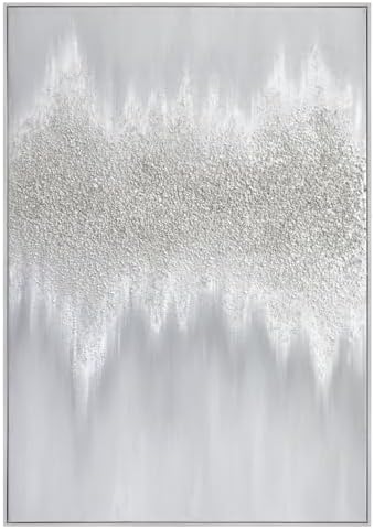 Silver Abstract Wall Art Decor by Zessoinc