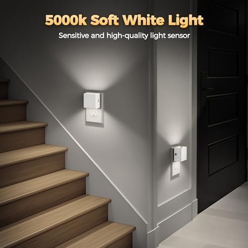 DORESshop Night Lights Plug into Wall, Plug in Night Light, Daylight White - Image 5