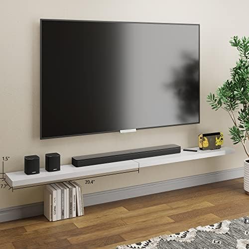 BAMEOS Floating Shelves, 40 x 8Wall Shelves – Extra-Wide Display Shelf - Image 6