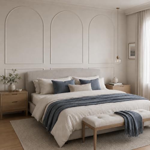 Colingmill 3 Set 32 x 94 Inch Arch Wall Molding Kit Peel Stick wall Panels - Image 7