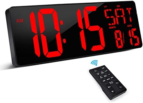 XREXS 17.2 Inch Large Digital Wall Clock by XREXS