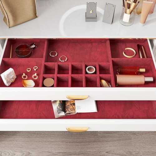ReWallpaper Red Wallpaper Peel and Stick Textured Dark Red Velvet Wall Paper - Image 4
