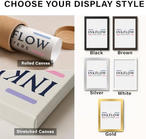 InkFlow Posters Feral Raccoon Fun Canvas Poster - Image 7