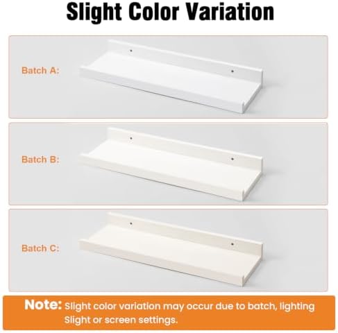 36inch Long Floating Shelves for Wall Decor, 3-Set Shelves - Image 5