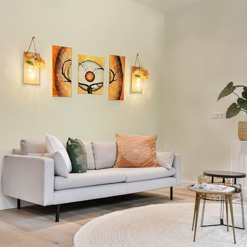 Sconces Wall Decor Set of 2, Wall Hangings - Image 4