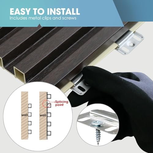 OUZUGIE WPC Acoustic Slat Wall Paneling - Image 5