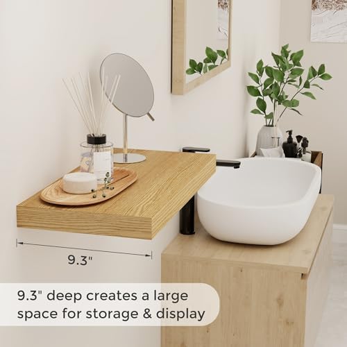 Fun Memories 16 Inch Long Floating Shelves, 9.3 Inch Deep Floating Shelf - Image 4