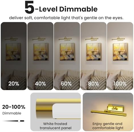 Cordless Rechargeable Picture Light 13'', 6000mAh Battery Operated Gallery - Image 6