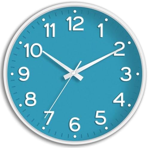 Roymnie 12 Inch Wall Clock Battery Operated Silent Non Ticking Analog by Unknown