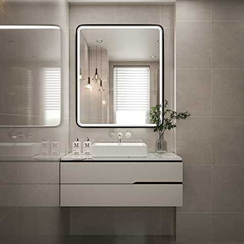 30X36 Inch LED Lighted Bathroom Mirror - Image 2