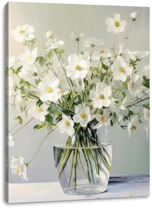 daktenn Floral Canvas Wall Art Bathroom Wall Art Pictures Wall Decor Home Decor by DakTennWallArt