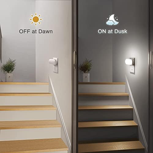 DORESshop Night Lights Plug into Wall, Daylight White Night Light, 4 Pack - Image 2