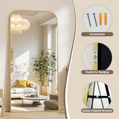 XRAMFY 77x38 Inch Floor Length Mirror - Image 5