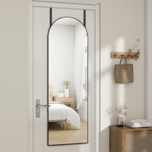 48"x 14" Arched Full Length Door Mirror, Full Body Mirror - Image 2