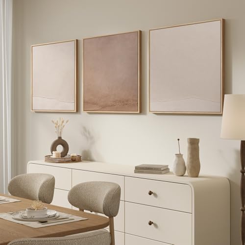 Large Framed Minimalist Abstract Wall Art - Image 2